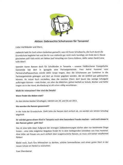 Grossansicht in neuem Fenster: Schulranzensammelaktion_1 Grossansicht in neuem Fenster: Schulranzensammelaktion_1