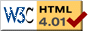 Valid HTML 4.01! - Prüfung der HTML-Seite auf W3C-Konformit�t